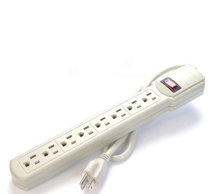 Residential / General-Purpose American Standard ETL Power Strip Portable 8 Outlet for Home Appliances at and Network N/A