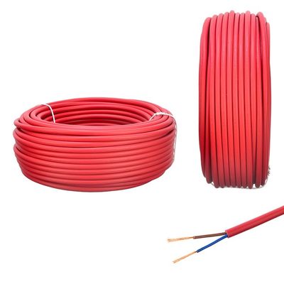VDE Standard H03VV-F 300/300V Flexible 2 Core Copper Wire for Home Appliance Power Cable Temperature Range -5C To 70C