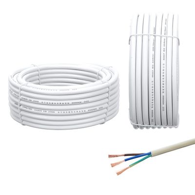 VDE Approved H05VV-F 300/500V Flexible 3 Core Wire Copper Conductor PVC Sheath Home Appliance Power Cable for Electrical