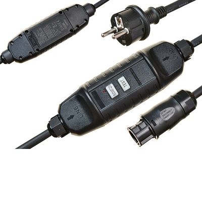 16A ストレートシュコ H07RN-F ゴムシート 中部 スウィットドリーク保護と端はベッテリーBC01コネクタ電源コード