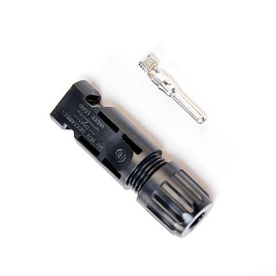 Waterproof IP67 30A 1000V DC 4mm2 Solar Plug Adapter for Polar Solar Extension Cord Insulated Solar PV Cables and Connectors