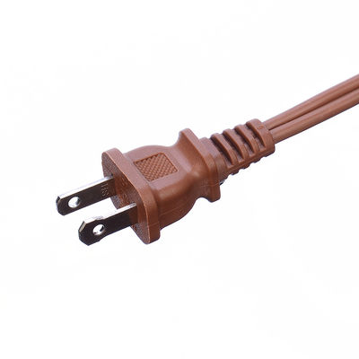 2X16AWG ブラウン 断熱保護 ETL プラグ 電源コード 延長コード NEMA 男性端型 ETL 準拠 ETL 認定