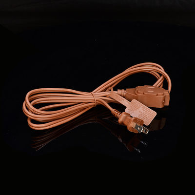 2X16AWG ブラウン 断熱保護 ETL プラグ 電源コード 延長コード NEMA 男性端型 ETL 準拠 ETL 認定