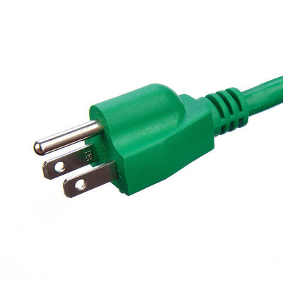 Green Waterproof American Standard 3 Pin Green ETL Heavy Duty Extension Cord Home Appliance IP level IP11