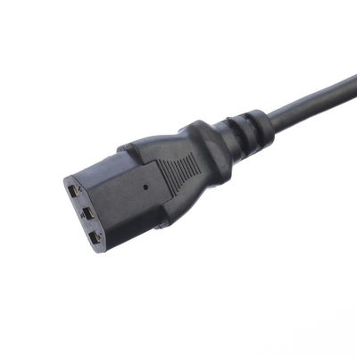 VDE認定 Shucko CEE7/7 IEC C13 接続器 パソコン電源コード 延長コード 長さ 1.5M またはカスタマイズ
