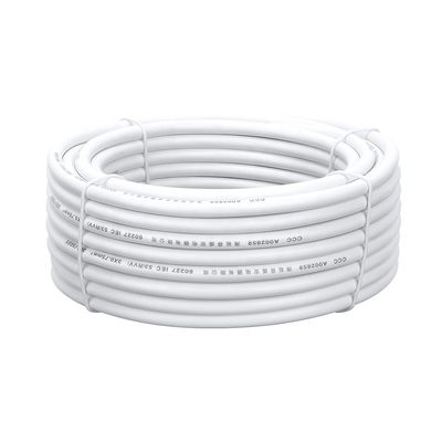 温度範囲 -5Cから70C RVV 3コア 3X0.75mm2 ホワイト 断熱保護 電源ケーブル
