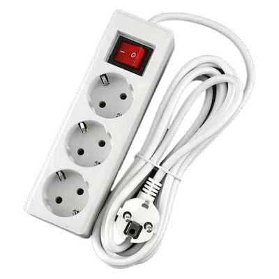 CE認定 EU拡張ソケット 電源帯 3x1.5mmケーブルとスイッチ WIFI ノー 標準 EU 1 メートルケーブルとスイッチ