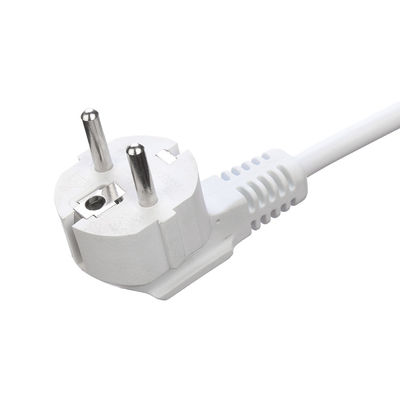3本の丸ピン延長ケーブル ホワイト SNI 家庭用延長ケーブル