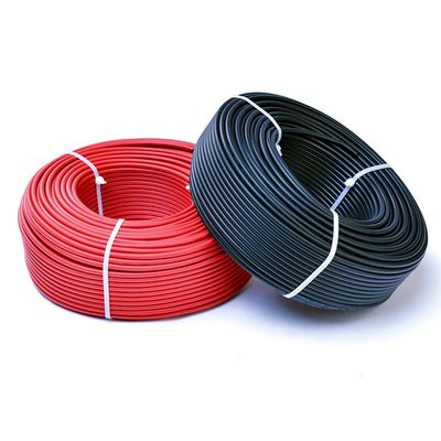 DC 1500V H1Z2Z2-K 1X25MM コンプレート銅XLPEジャケット 太陽光ケーブル 太陽光発電システム -40Cから90Cの温度範囲