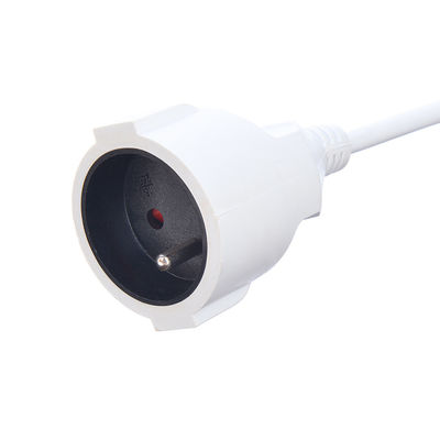 ケーブル仕様 H05VV-F 2x1.0mm2 ネットワーク SDK 直線 VDE 10A プラグ電源コード 家電用の延長コード