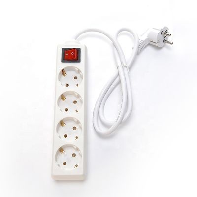 3x4 電源ケーブル拡張コード ユニバーサルソケット 4 ギャング 電源拡張ソケット SDK ネットワークと 220V 定電圧