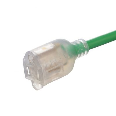 North American ETL 3 Pin Heavy Duty Extension Cord 25 ft with Light Plug and End Length 25FT Rated Current 15A