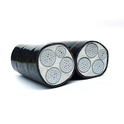 YJLV 4x150mm2 CCC認証と 600-1000Vの電圧を指定した太陽光発電所のアルミ導電電ケーブル