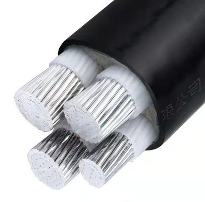 YJLV 4x150mm2 CCC認証と 600-1000Vの電圧を指定した太陽光発電所のアルミ導電電ケーブル