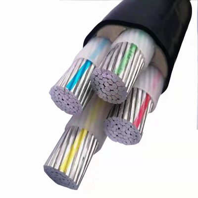 YJLV 4x150mm2 CCC認証と 600-1000Vの電圧を指定した太陽光発電所のアルミ導電電ケーブル