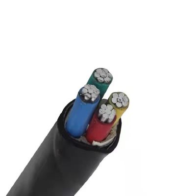 YJLV 4x150mm2 CCC認証と 600-1000Vの電圧を指定した太陽光発電所のアルミ導電電ケーブル