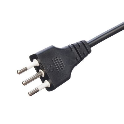 C5 クローバーコネクタ ブラック イタリア スタンダード延長コード リード H05VV-F 3x0.75MM2ケーブル 3ピン 16Aプラグ 商用用