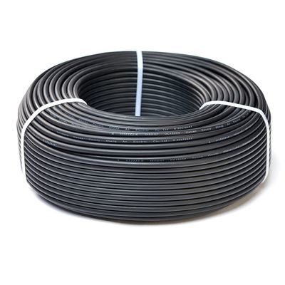 Insulated TUV Approved Solar PV Cable 10mm DC1500V H1Z2Z2-K 1X10MM2 XLPO Insulation 100M/Roll for Solar Energy System