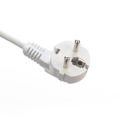 各種規格 3*0.75mm 電源ケーブル マルチプラグ 電源ソケット拡張 3 Way ユニバーサル拡張ケーブル 250V/16A 白