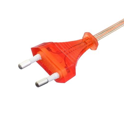 商用直送 2.5A 2ピンプラグ 電源コード IEC60320 C7 コンネクタ VDE 電源コード付きブラックケトルプラグ