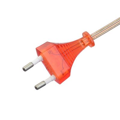 商用直送 2.5A 2ピンプラグ 電源コード IEC60320 C7 コンネクタ VDE 電源コード付きブラックケトルプラグ