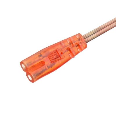 商用直送 2.5A 2ピンプラグ 電源コード IEC60320 C7 コンネクタ VDE 電源コード付きブラックケトルプラグ