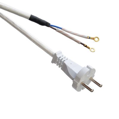 電気鉄電源 多色綿編みケーブル 100mロール VDE 承認プラグとPVC/ゴム絶縁