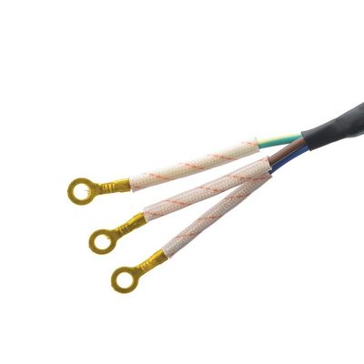 電気鉄電源 多色綿編みケーブル 100mロール VDE 承認プラグとPVC/ゴム絶縁