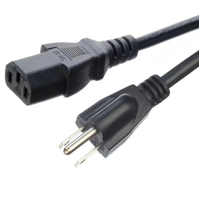 酸素のない赤糸銅導体材料 ETL リストアップされた電源コード 拡張コード NEMA パソコン用 C13 のプラグ