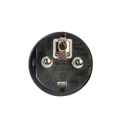 屋外 VDE 標準 シュコプラグ 2 ポール 防水ソケット 220V/16A IP44 防水プラグ 防水ソケットカバー 長さ 5M ネットワーク SDK