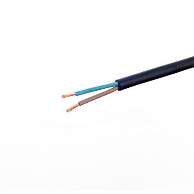 VDE 標準 H05rr f ゴム電源ケーブル 2x0.75 家電用電器 -5Cから70C 2C X0.75MM2 正常セクション