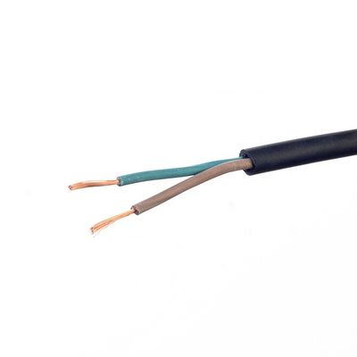 VDE 標準 H05rr f ゴム電源ケーブル 2x0.75 家電用電器 -5Cから70C 2C X0.75MM2 正常セクション