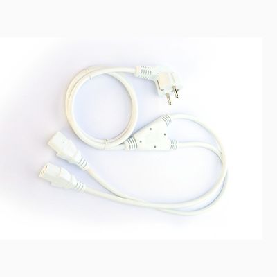 酸素のない赤糸銅 2XC13 女性 白色 Y型 スプリッター電源コード 250V/16A 電源延長コード VDE 承認