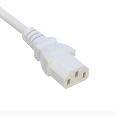 酸素のない赤糸銅 2XC13 女性 白色 Y型 スプリッター電源コード 250V/16A 電源延長コード VDE 承認