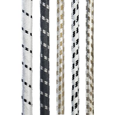 3 Prong Cotton Braided Power Cord Rated Voltage 250v Grounding Standard Grounding for Rice Cooker in Indonesia Market