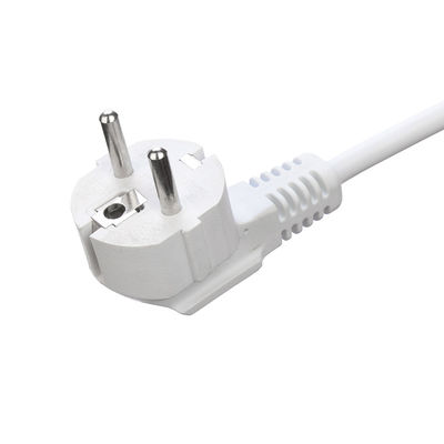 Waterproof Power Cable White VDE Plug Power Cord 1.5M Length or Customized for Home Appliances