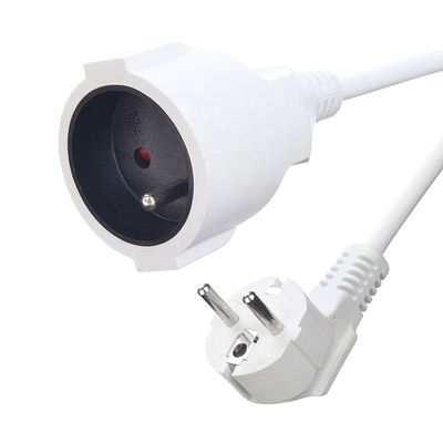 Waterproof Power Cable White VDE Plug Power Cord 1.5M Length or Customized for Home Appliances