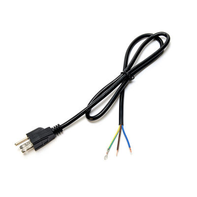 ケーブル仕様 16/14/18AWG ETL ラップトップ用の標準電源ケーブル 15A NEMA-15P 3相プラグ電源コード製造機械
