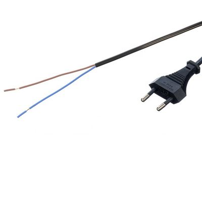 2.5A 2ピンプラグ電源コード 酸素のない黒い電気扇風機
