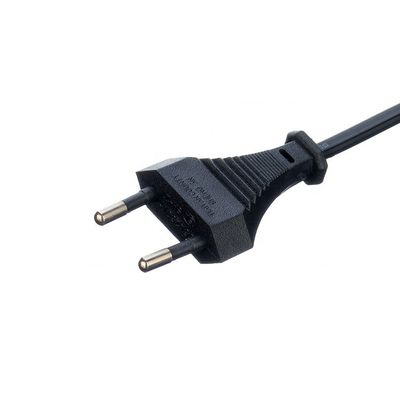 2.5A 2ピンプラグ電源コード 酸素のない黒い電気扇風機