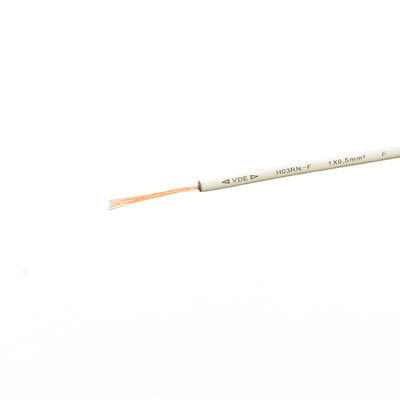 断熱 VDE 標準 H05 Rrケーブル ゴム 2x0.75 家電と屋外温度範囲のための銅ケーブル -5Cから70C