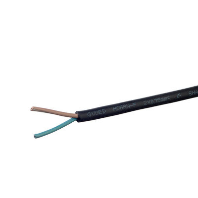 断熱 VDE 標準 H05 Rrケーブル ゴム 2x0.75 家電と屋外温度範囲のための銅ケーブル -5Cから70C