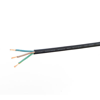 VDE標準 16A/250V H07rn-f 家電用電源ケーブル 2コアまたは3相電源ケーブル H05 Rr 室内正規セクション