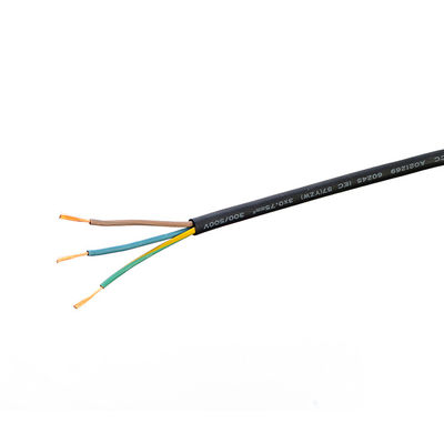 VDE標準 16A/250V H07rn-f 家電用電源ケーブル 2コアまたは3相電源ケーブル H05 Rr 室内正規セクション