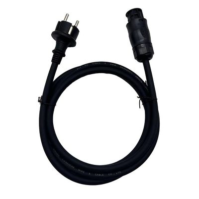 S 認証されたスイスの防水プラグ IP55 AC電源コードとベッテリーBC01 IP68 認証規格DIN VDE 0620/EN 50075 1990
