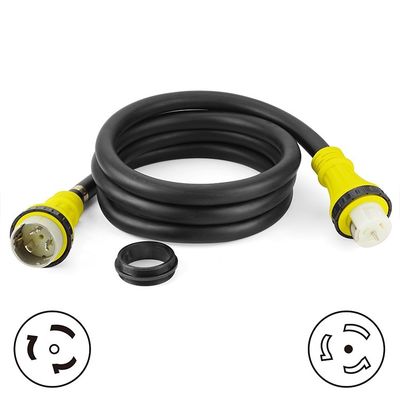 海岸電源コード SS2-50 男性から女性 50A 125V/250V 100FT 6FT/8FT/10FT/12FT/25FT 長さ銅導体材料