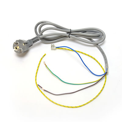 電源コード Eu プラグ オープンエンド ストライプリング H05vv-f 3g1.0mm2 Cee7/7 ユーロ 電源ケーブル 1.5mm 標準接地