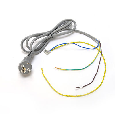 電源コード Eu プラグ オープンエンド ストライプリング H05vv-f 3g1.0mm2 Cee7/7 ユーロ 電源ケーブル 1.5mm 標準接地