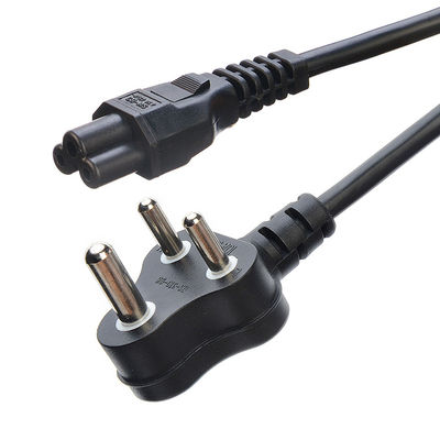 16A 3ピンプラグ 電源コード 南アフリカ SABS 家庭用電器用標準 ブラック ラップトッププラグ 商用 男性端型