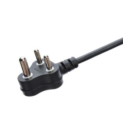 16A 3ピンプラグ 電源コード 南アフリカ SABS 家庭用電器用標準 ブラック ラップトッププラグ 商用 男性端型